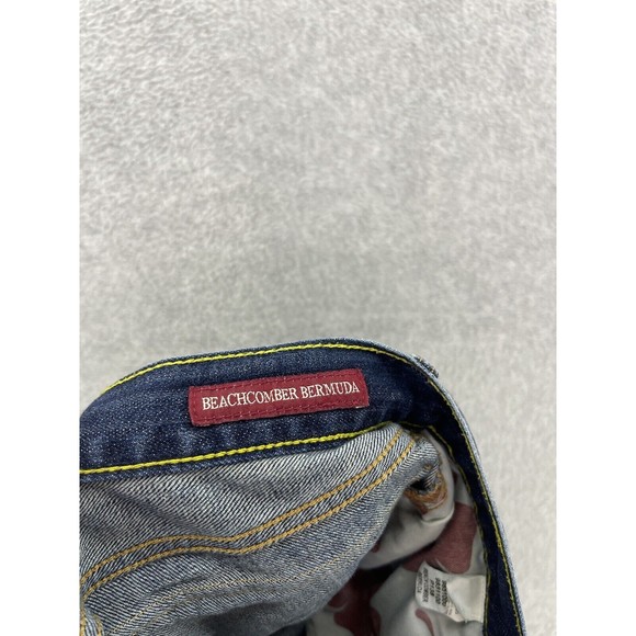Lucky Jean's Women's Blue Denim Jean Shorts Beachcomber Bermuda Size 2 Dark Wash - Picture 3 of 10